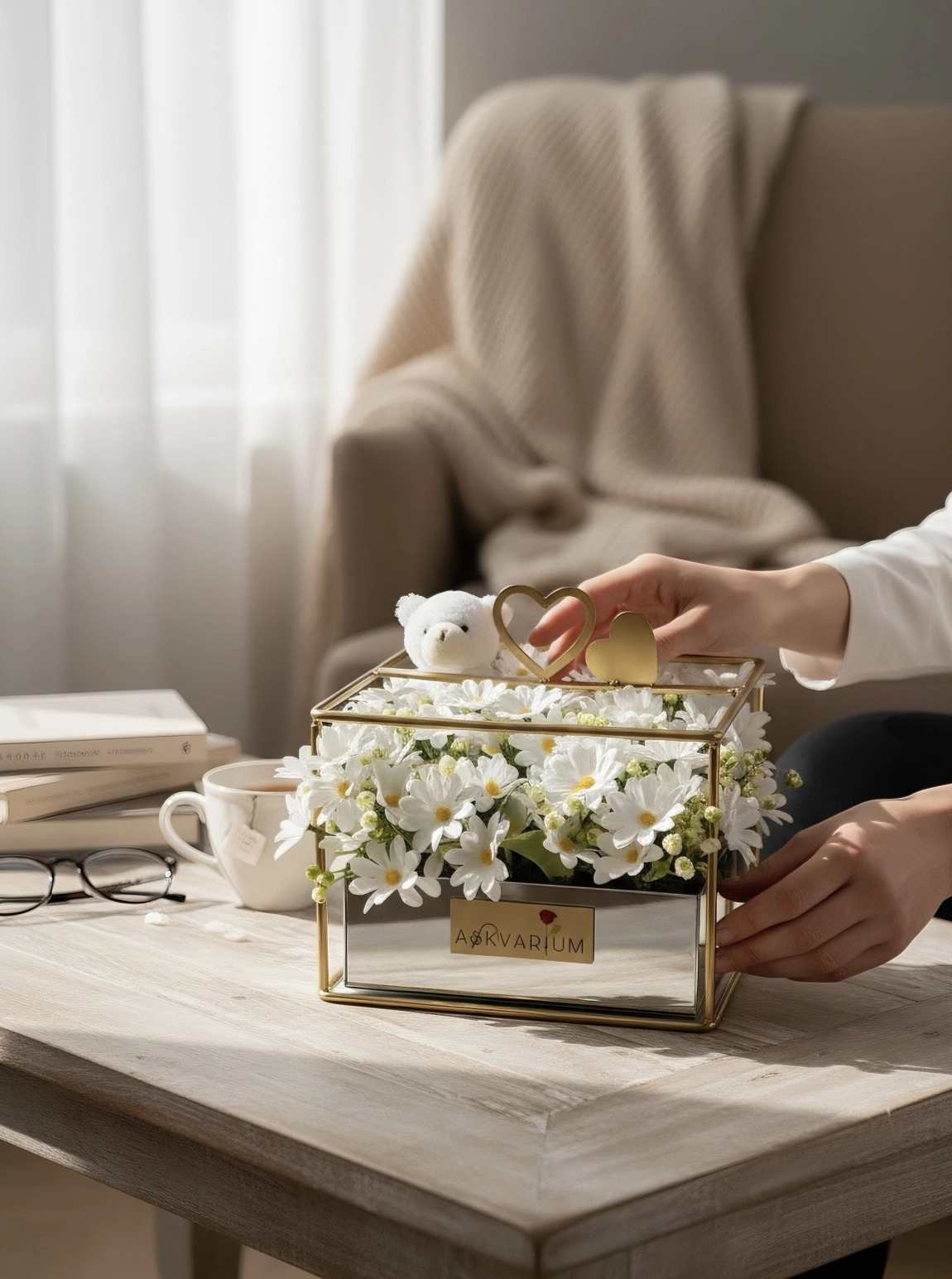 Papatya Aranjmanlı Özel Tasarım