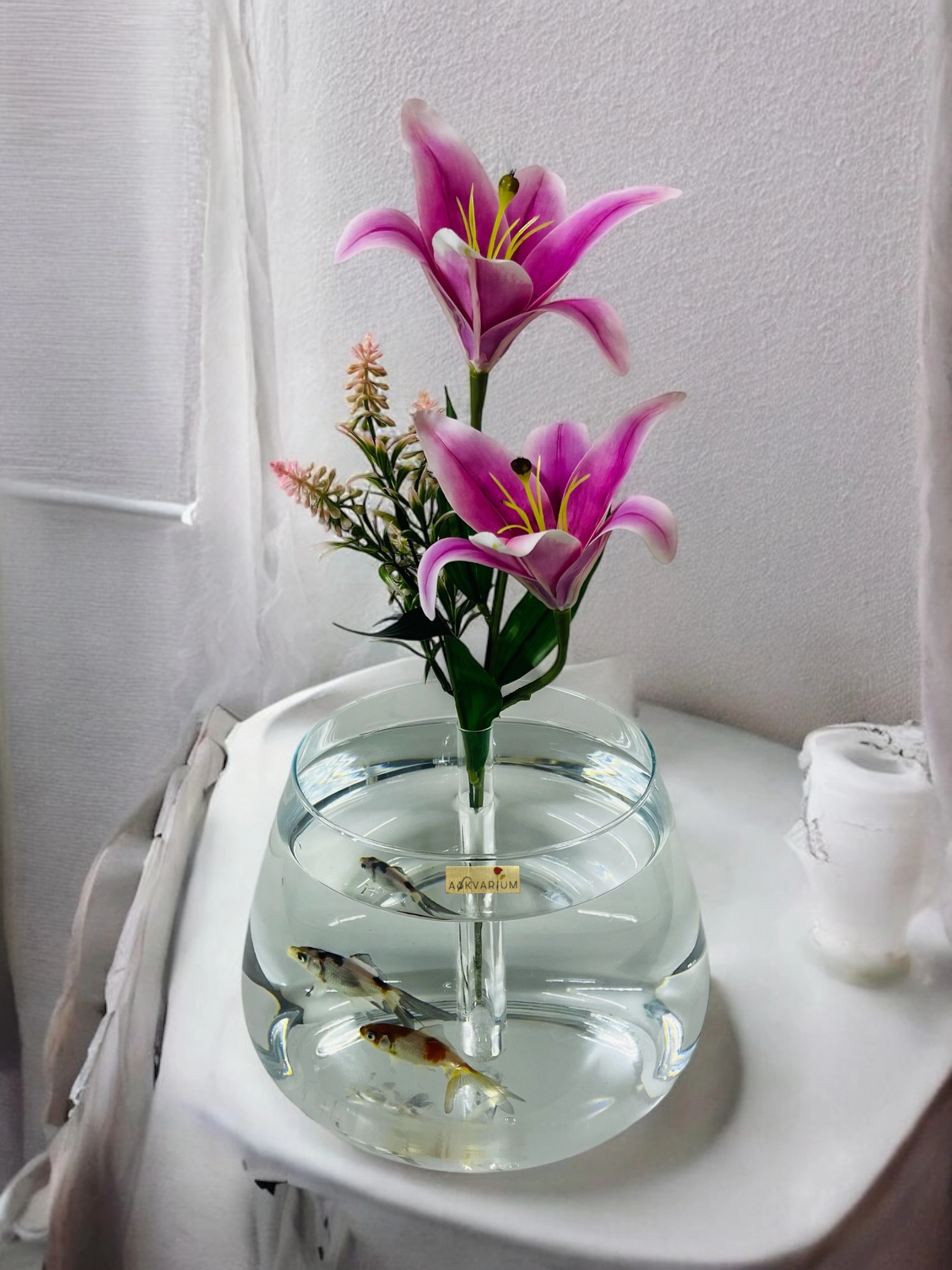 Pembe Lilyum Fanus