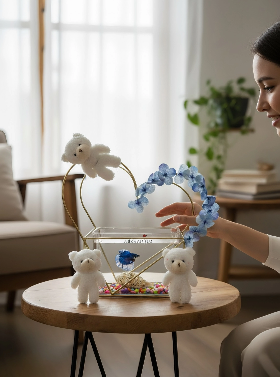 Teddy Kalp Ortancalı Askvarium