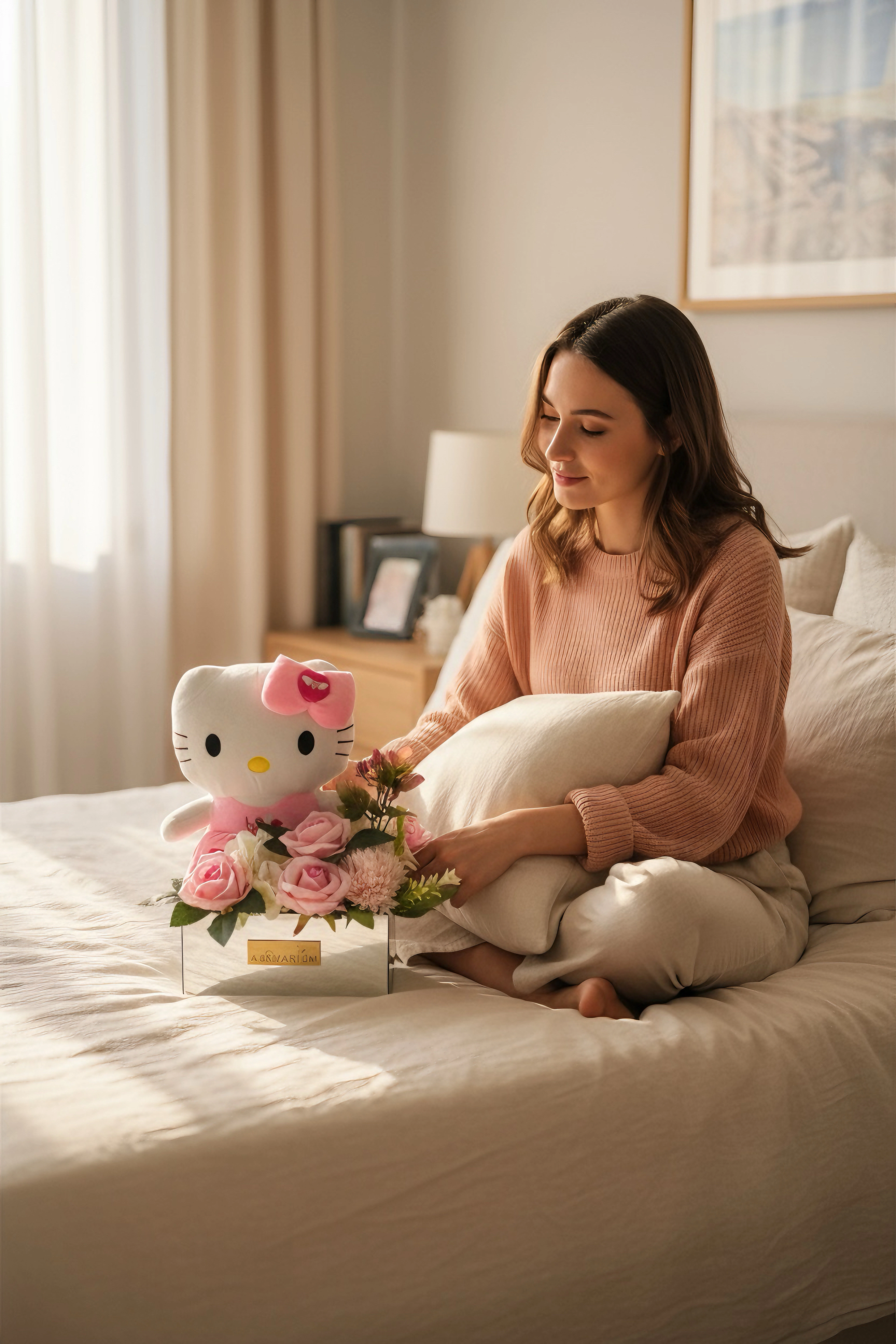 50 Cm Hello Kitty Peluşlu Aranjman