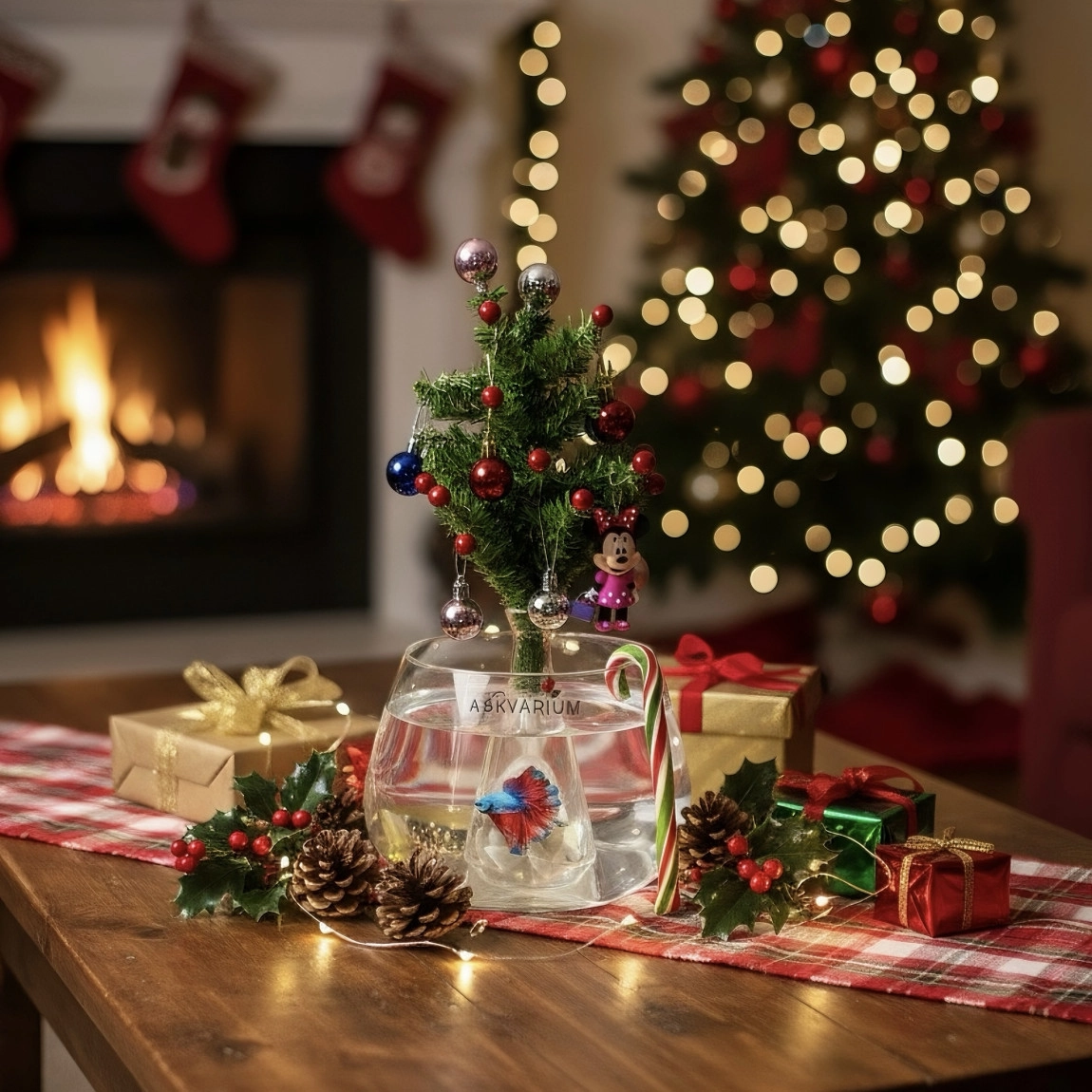 Christmas Tree Fanus Akvaryum