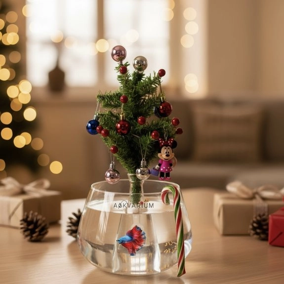 Christmas Tree Fanus Akvaryum