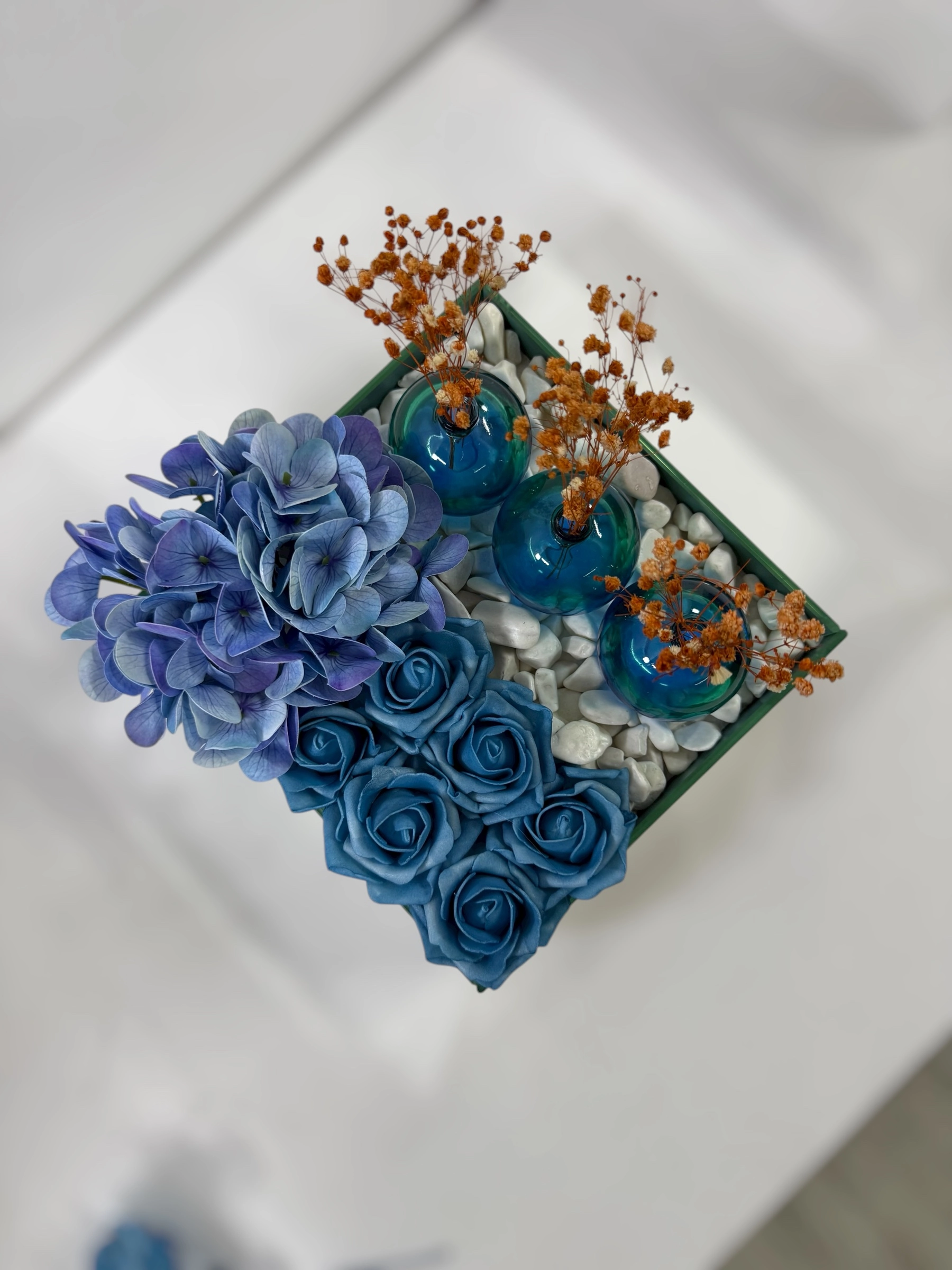 Kety 3 Vazolu Askvarium Flowers