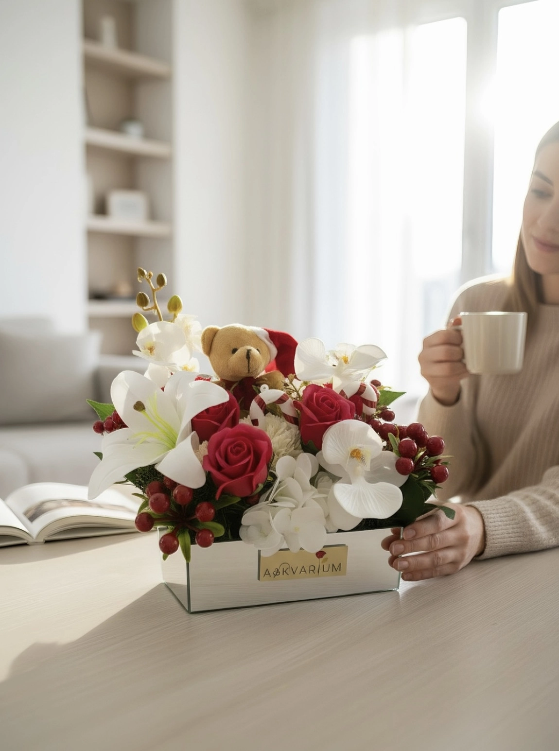 Locrist Yılbaşı Orkideli Aranjman