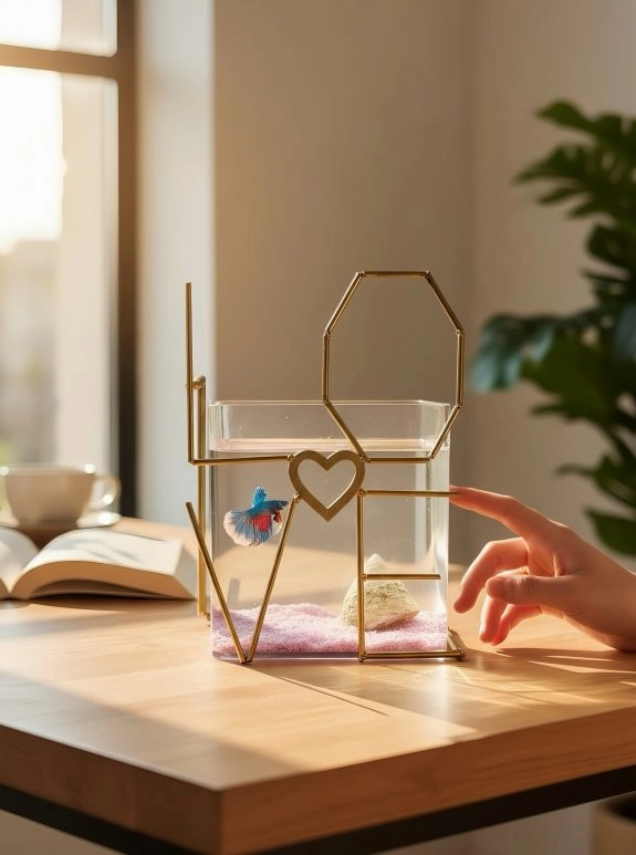 Love Gold Demir Askvarium